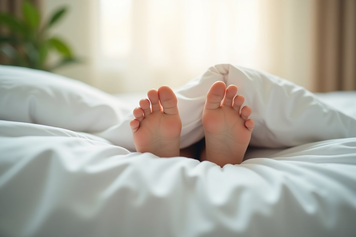 Garder les pieds au frais la nuit : astuces et conseils pratiques